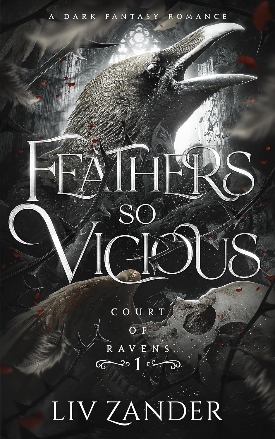 Feathers So Vicious: Dark Fantasy Romance by Liv Zander