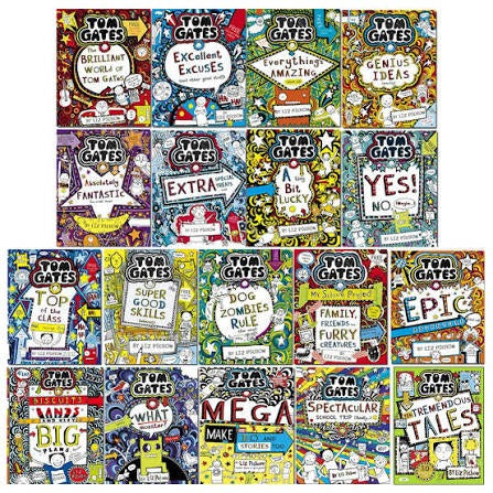 Tom Gates Series (18 Books) by Liz Pichon