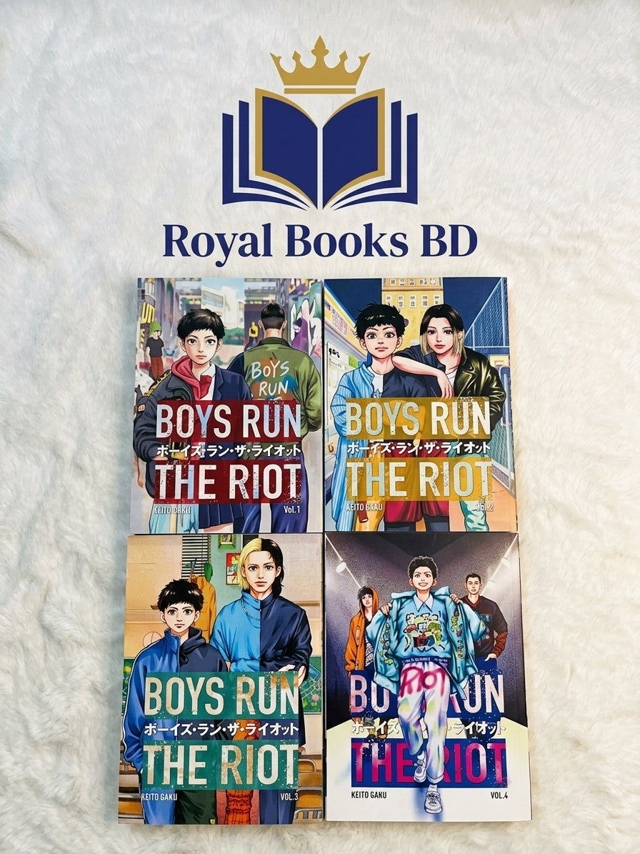 Boys Run the Riot Manga Series Vol. 1-4 - Keito Gaku