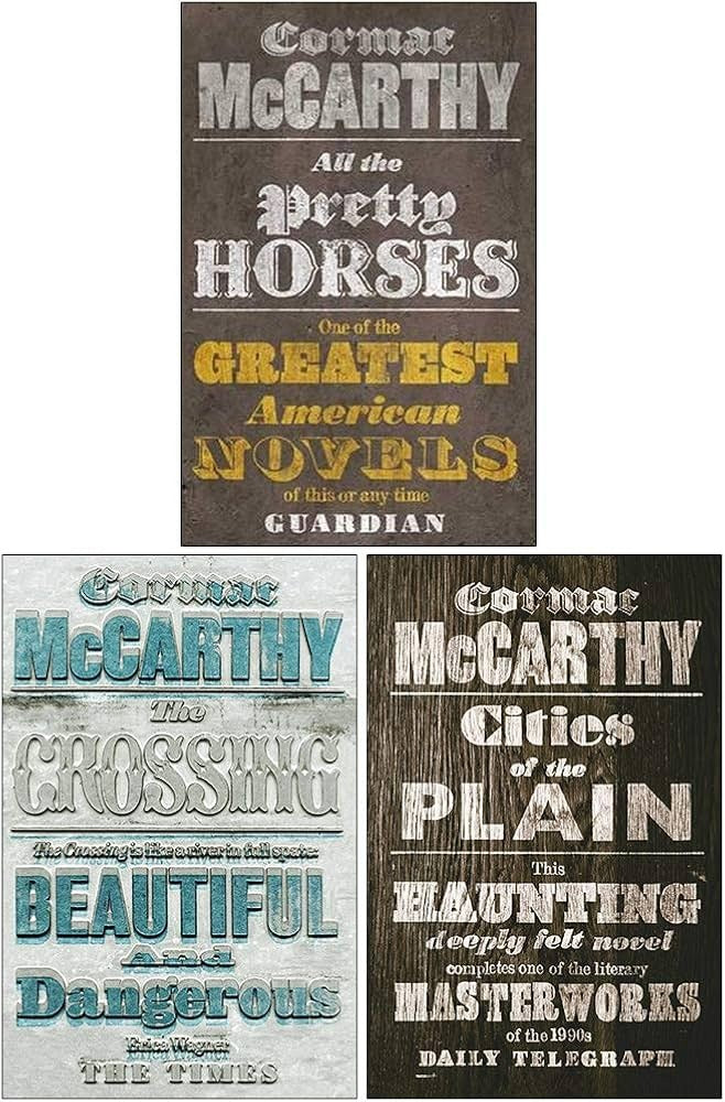 The Border Trilogy (3 Books) by Cormac McCarthy